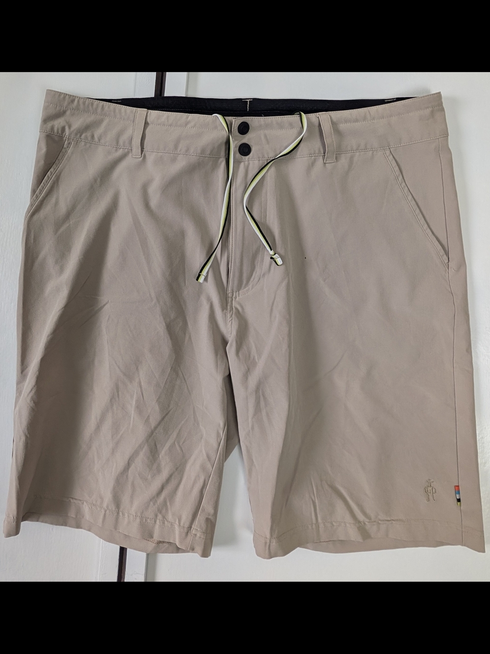 Smartwool Men's Tan Hybrid Stretch Shorts
